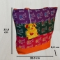 Preview: flevado Schultertasche Damen/ Kinder Umhängetasche mit Bärchen Elefanten Druck bunt